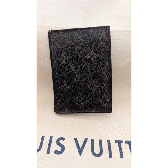 LOUIS VUITTON Monogram Card Holder Vintage 1985 Authentic 851 - Picture 1 of 7